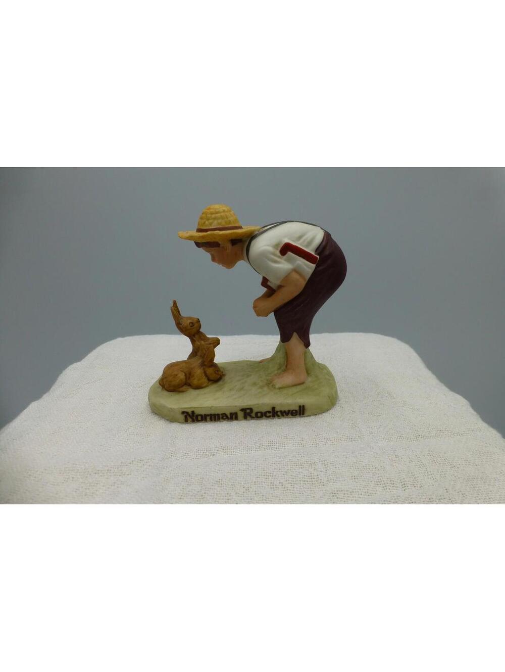 Norman Rockwell "SPRINGTIME 1935" Figurine Saturday Evening Post Porcelain C3